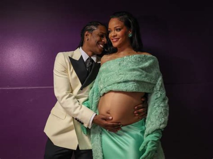A$AP Rocky and Rihanna 80th Annual Golden Globe Awards, Inside, Beverly Hilton, Los Angeles, USA - 10 Jan 2023