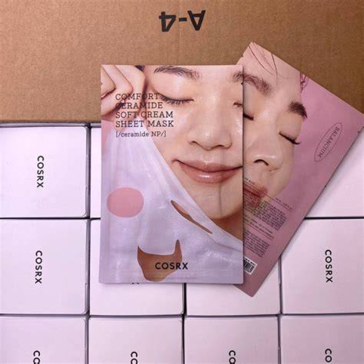 A COSRX sheet mask.