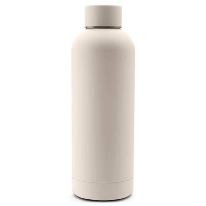A white bottle with a yellow lid of Supergoop!'s Unseen Sunscreen