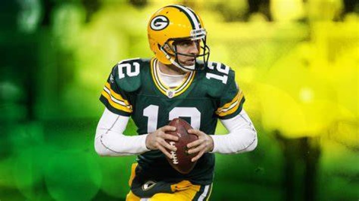 Aaron Rodgers of the Green Bay Packers accepts the award for the moment of the year at the 8th Annual NFL Honors at The Fox Theatre, in Atlanta 8th Annual NFL Honors, Atlanta, USA - 02 Feb 2019