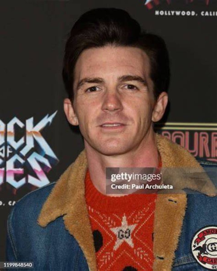 Actor Drake Bell attends the opening night of "Rock Of Ages" at The Bourbon Room on January 15, 2020 in Hollywood, California.