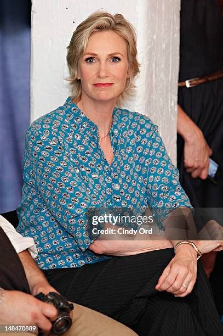 Actress Jane Lynch attends the NY Premiere for "The Marvelous Mrs. Maisel" at the Museum of Modern Art (MoMA) in New York, NY, December 3, 2019. (Photo by Anthony Behar/Sipa USA)(Sipa via AP Images)
