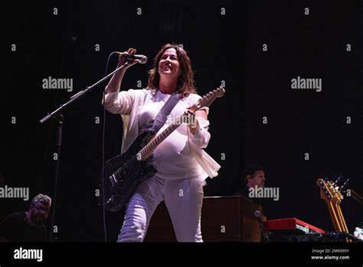 Alanis Morissette seen at KAABOO Texas at AT&T Stadium, in Arlington, Texas 2019 KAABOO Texas - Day 1, Arlington, USA - 10 May 2019