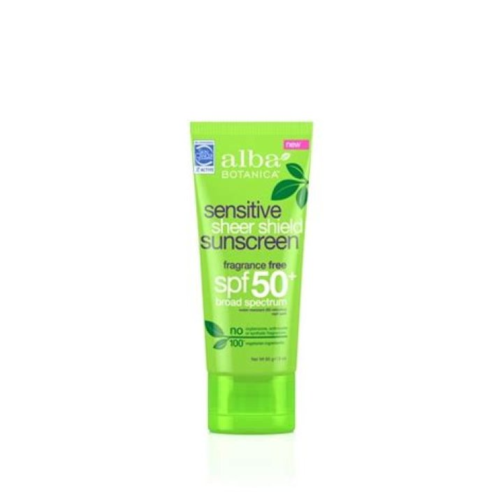 Alba Botanica Sensitive Sheer Shield SPF 50 3oz