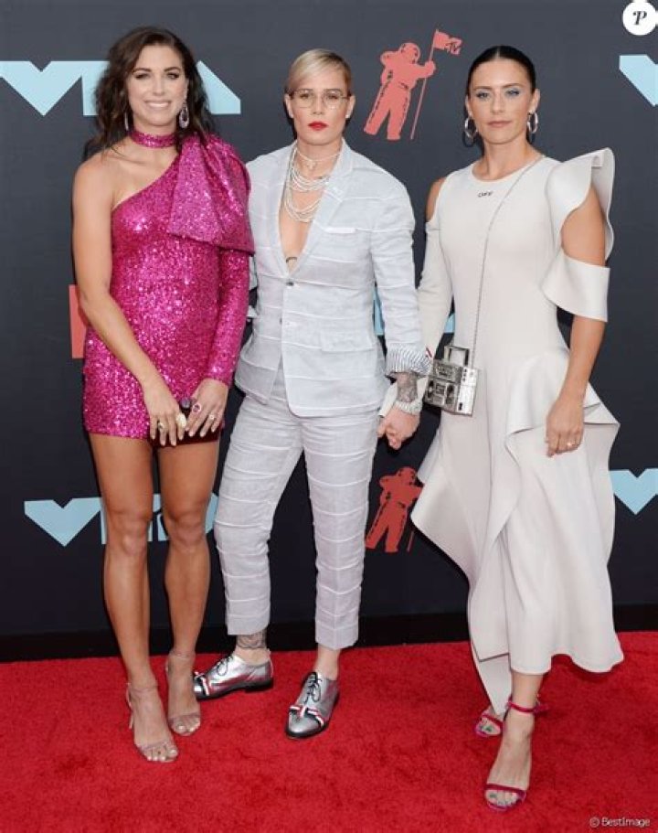 Alex Morgan, Ashlyn Harris and Ali Krieger