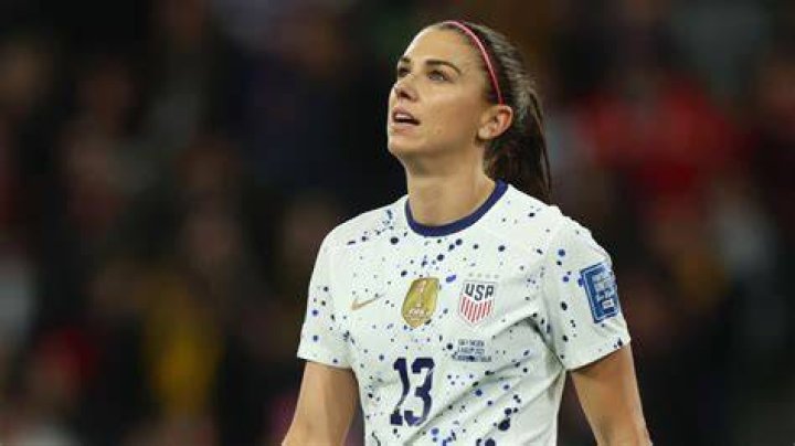 Alex Morgan of USASweden v United States, Women's Football, Group G first round, Tokyo 2020 Olympic Games,Tokyo Stadium, Tokyo, Japan - 21 Jul 2021