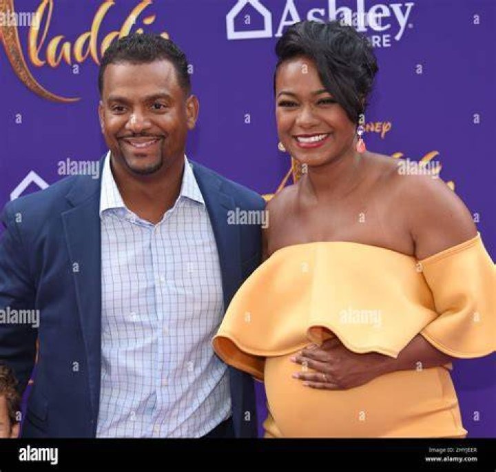 Alfonso Ribeiro and Tatyana Ali