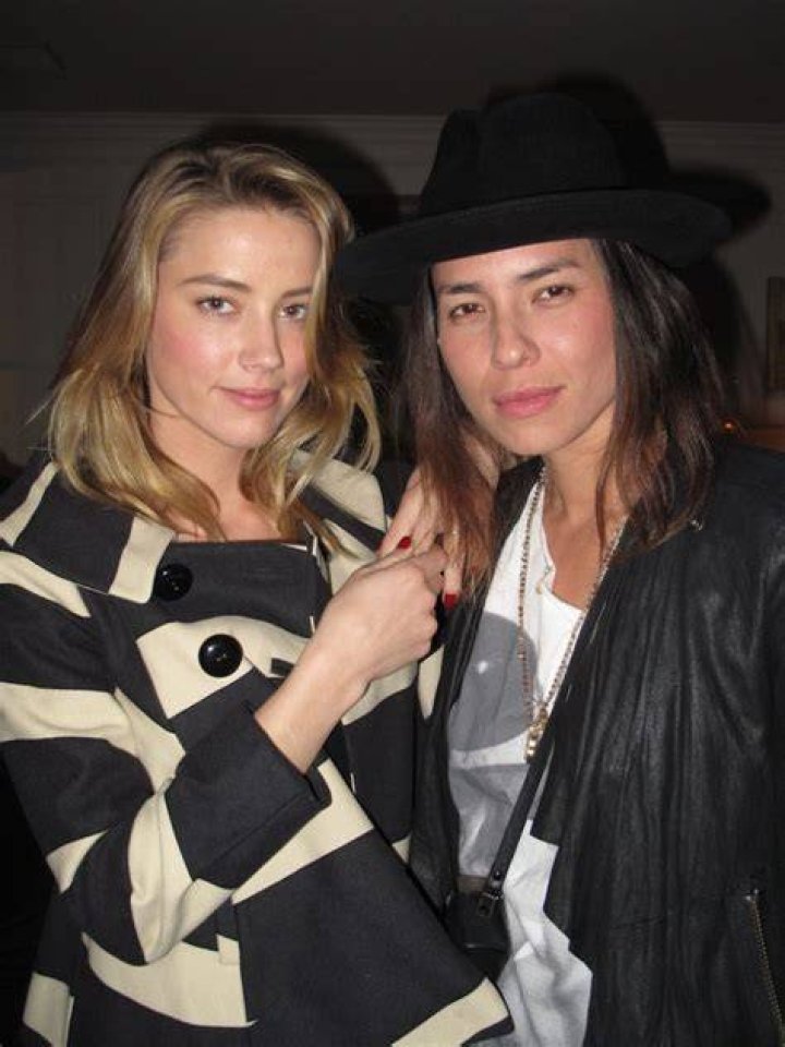 Amber Heard Tasya Van Ree Hanging Out