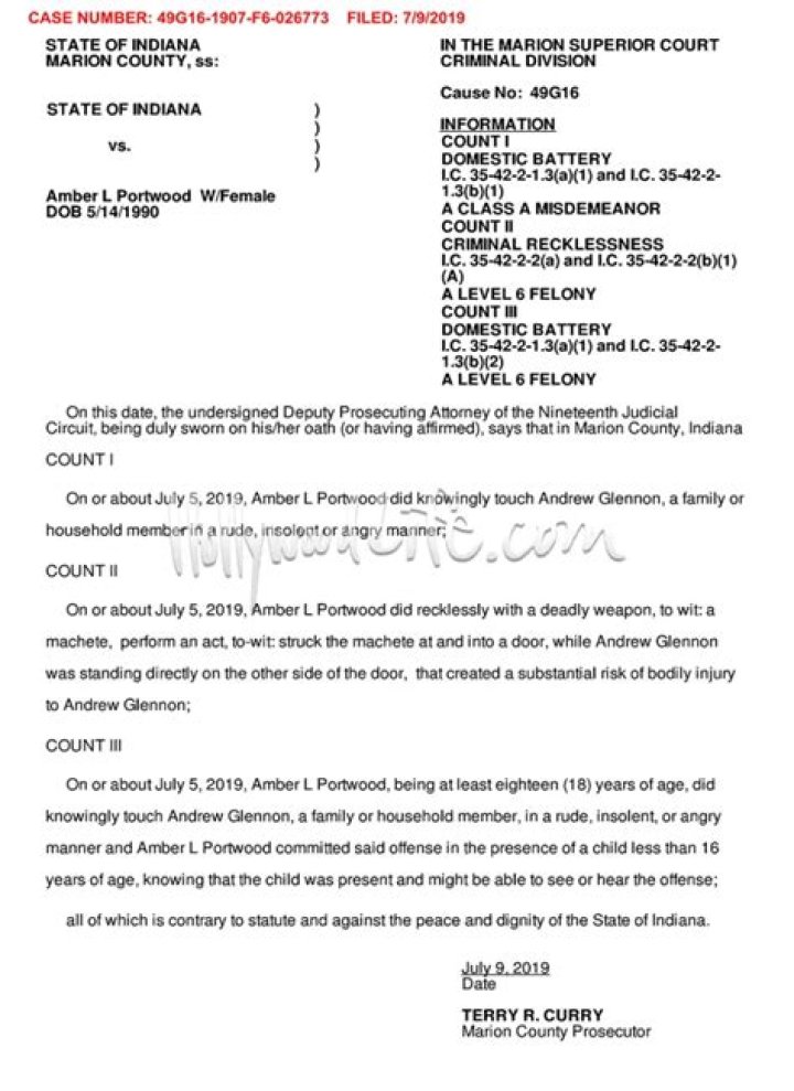 Amber Portwood Court Docs