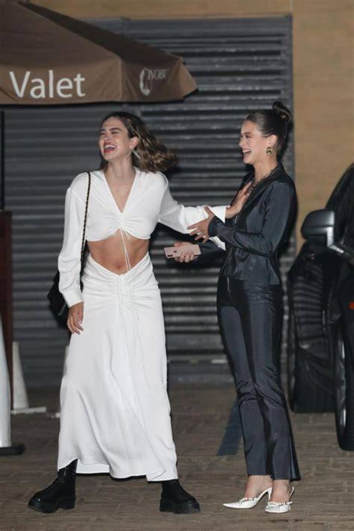 Amelia Hamlin at Nobu Malibu
