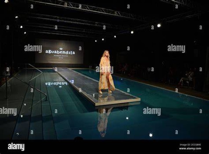Andre Drummond Agua Bendita show, Runway, Miami Swim Week, Miami, USA - 13 Jul 2018
