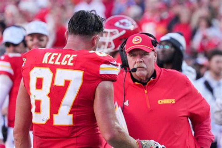 Andy Reid and Travis Kelce