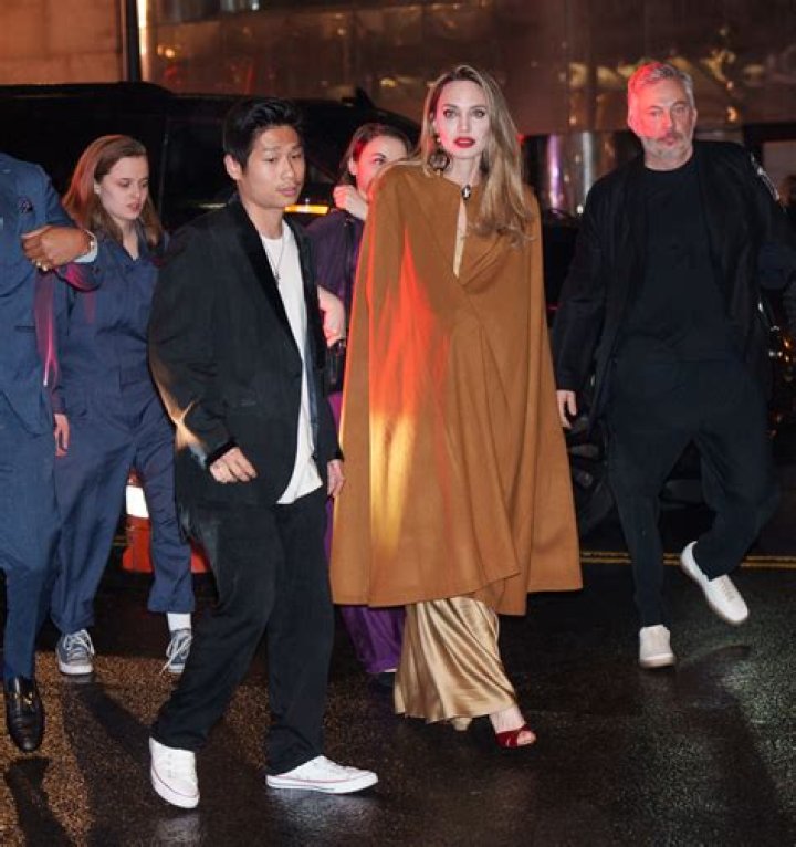 Angelina Jolie on an outing with Pax and Knox