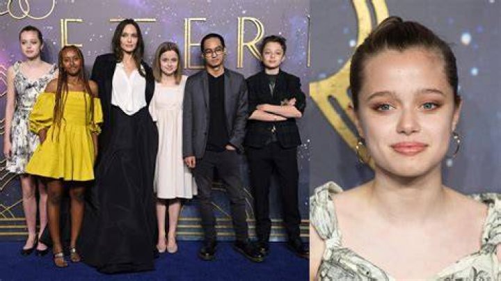 Angelina Jolie with children Shiloh Jolie-Pitt, Vivienne Jolie Pitt, Zahara Jolie Pitt and Knox Jolie Pitt 'Dumbo' film premiere, Arrivals, Los Angeles, USA - 11 Mar 2019