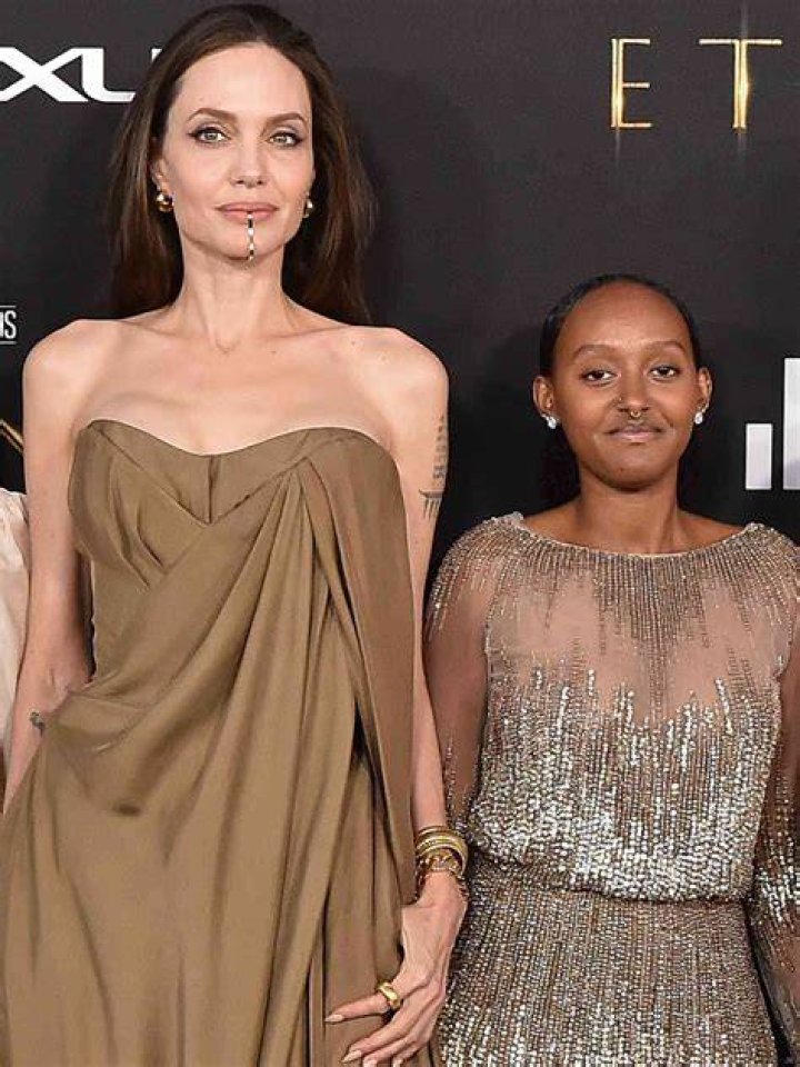 Angelina Jolie Zahara Jolie-Pitt