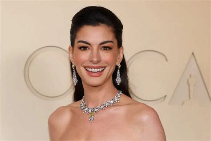 Anne Hathaway appears at a taping of MTV&rsquo;s &lsquo;Total Request Live&rsquo;