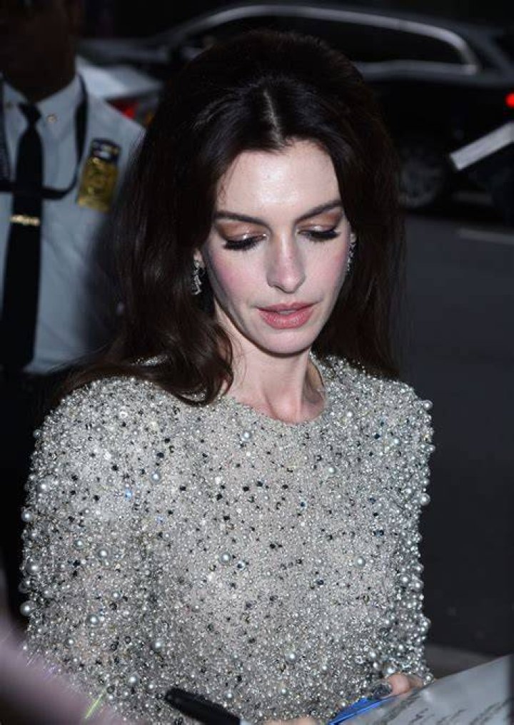 Anne Hathaway arrives for the New York premiere of &lsquo;Cinderella Man&rsquo;