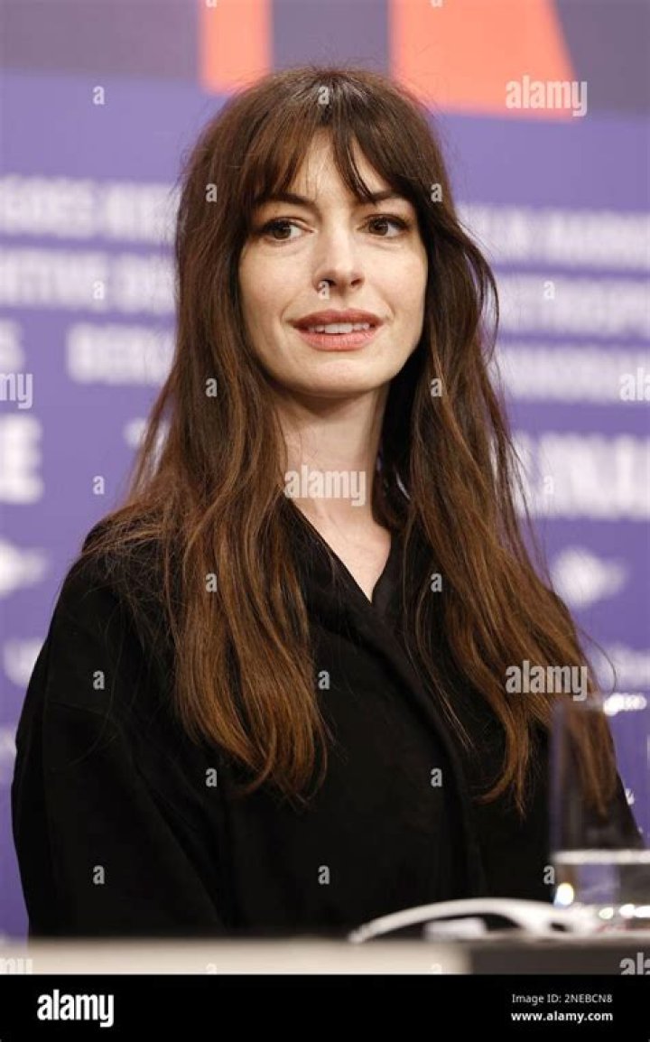 Anne Hathaway speaks at the Princess Grace Foundation Awards gala