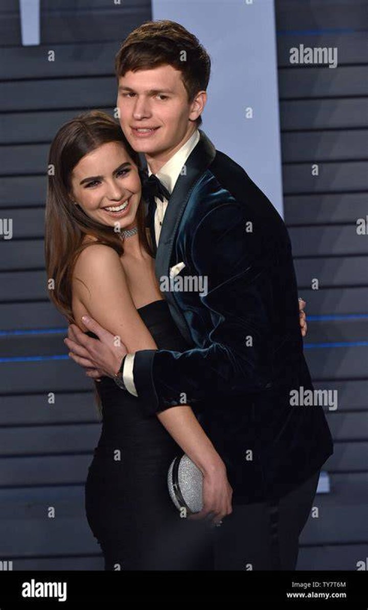 Ansel Elgort with his girlfriend at a &lsquo;Baby Driver&rsquo; film photocall