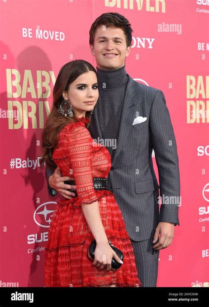 Ansel & Violetta at &lsquo;Baby Driver&rsquo; premiere
