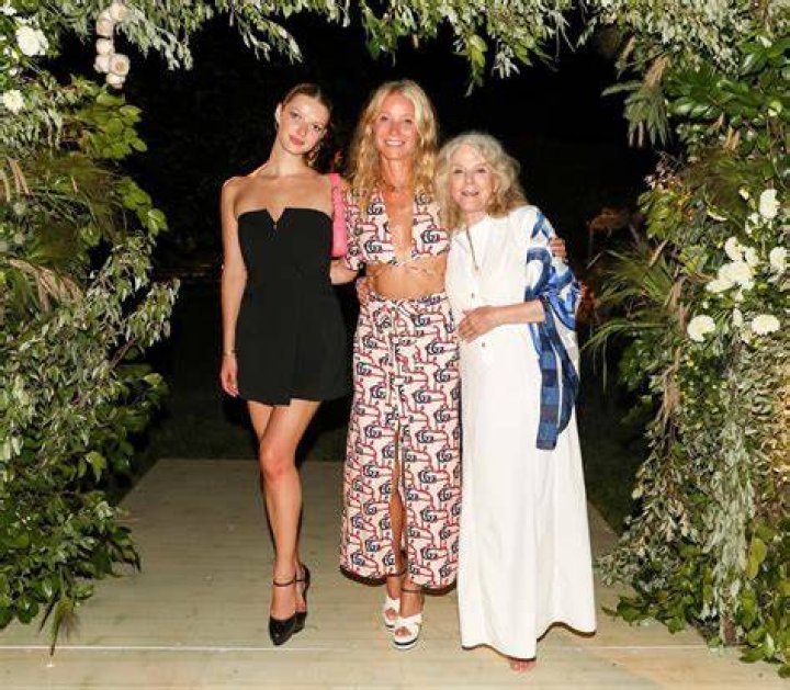 Apple Martin, Gwyneth Paltrow, Blythe Danner Goop, Gucci and Elizabeth Saltzman Host an Intimate Dinner in the Hamptons, Private Residence, NY, Briarcliff Manor, New York, United States - 15 Jul 2023