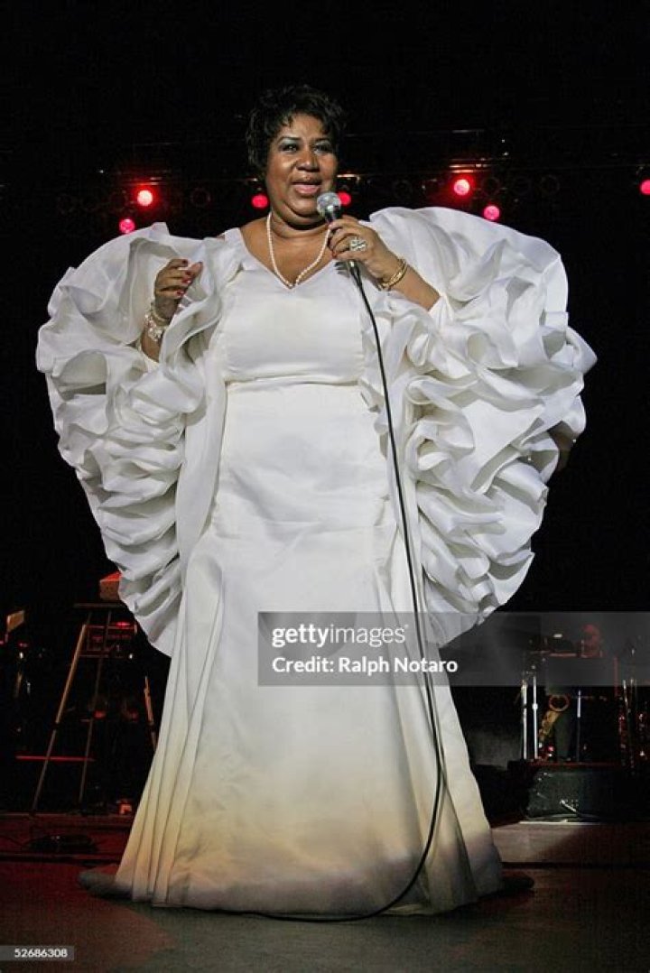 Aretha Franklin Performs In Concert In New York