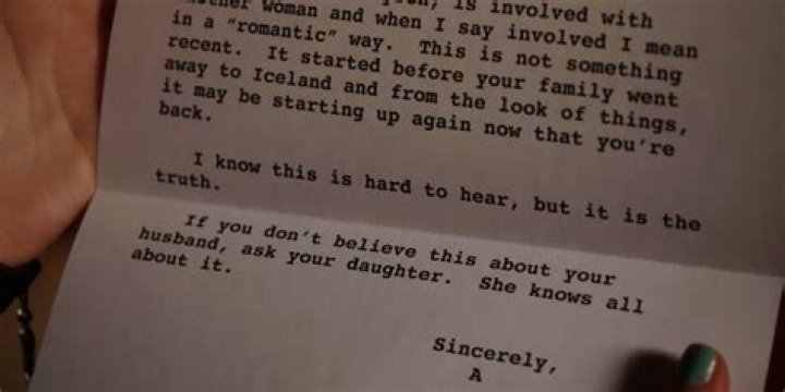 Aria Letter Pretty Little Liars
