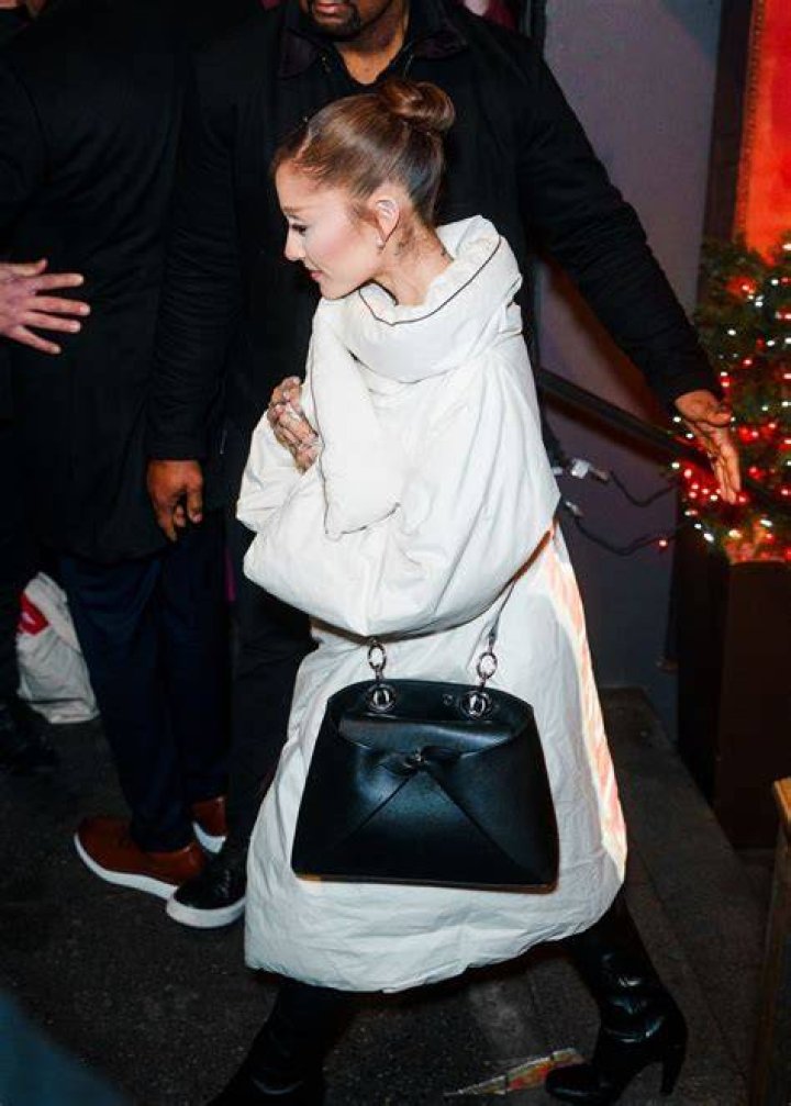 Ariana Grande goes to dinner with her husband