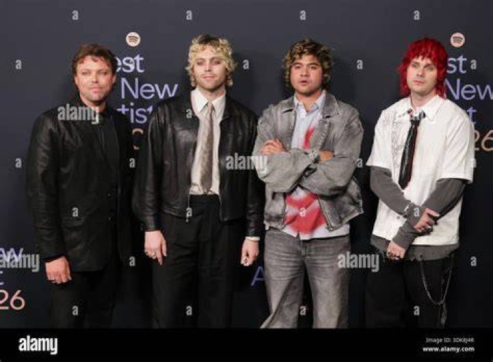 Ashton Irwin, Michael Clifford, Calum Hood, Luke Hemmings, 5 Seconds of Summer iHeartRadio Wango Tango, Los Angeles, USA - 02 Jun 2018