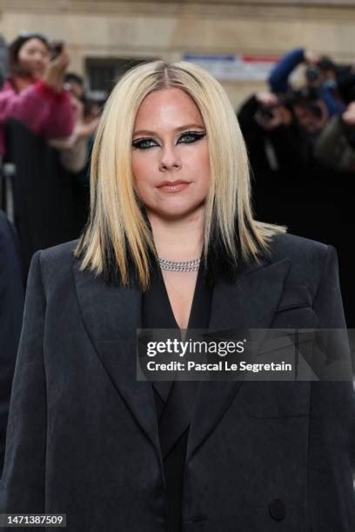 Avril Lavigne At Lanvin