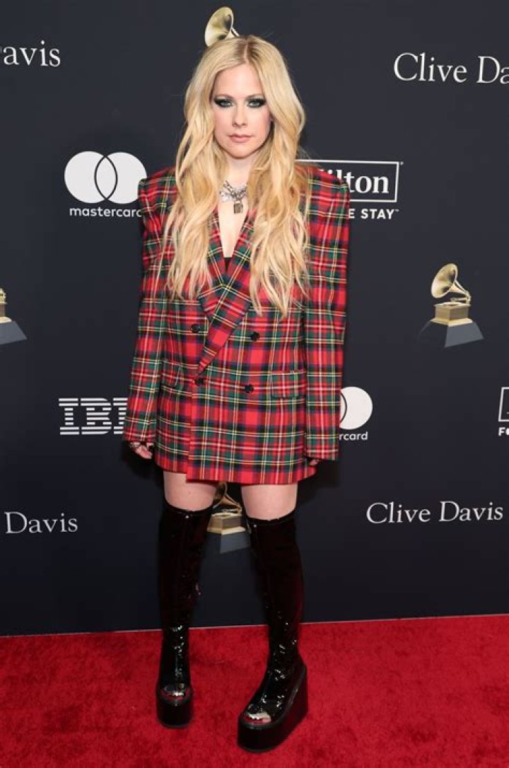 Avril Lavigne Clive Davis' 2020 Pre-Grammy Gala, Arrivals, The Beverly Hilton, Los Angeles, USA - 25 Jan 2020