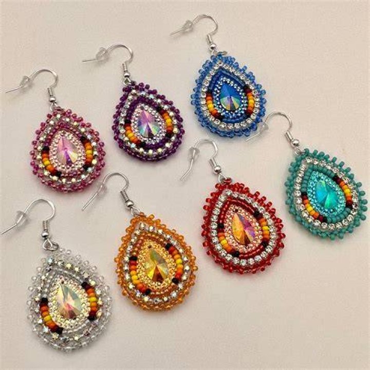 beaded earrings