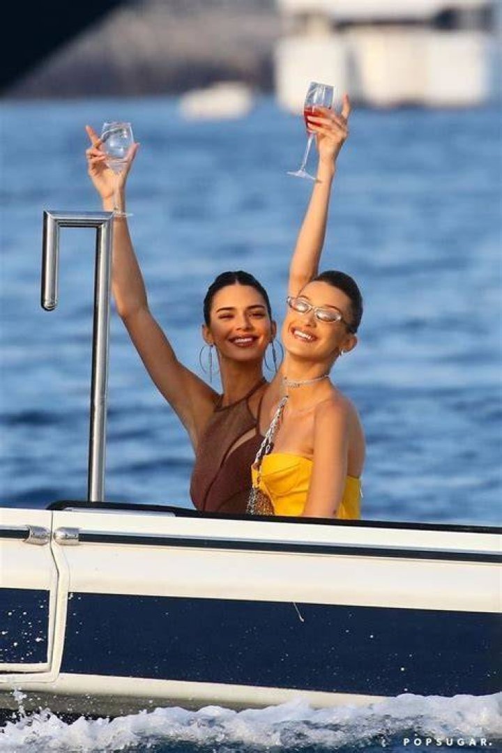 Bella Hadid On A Yacht