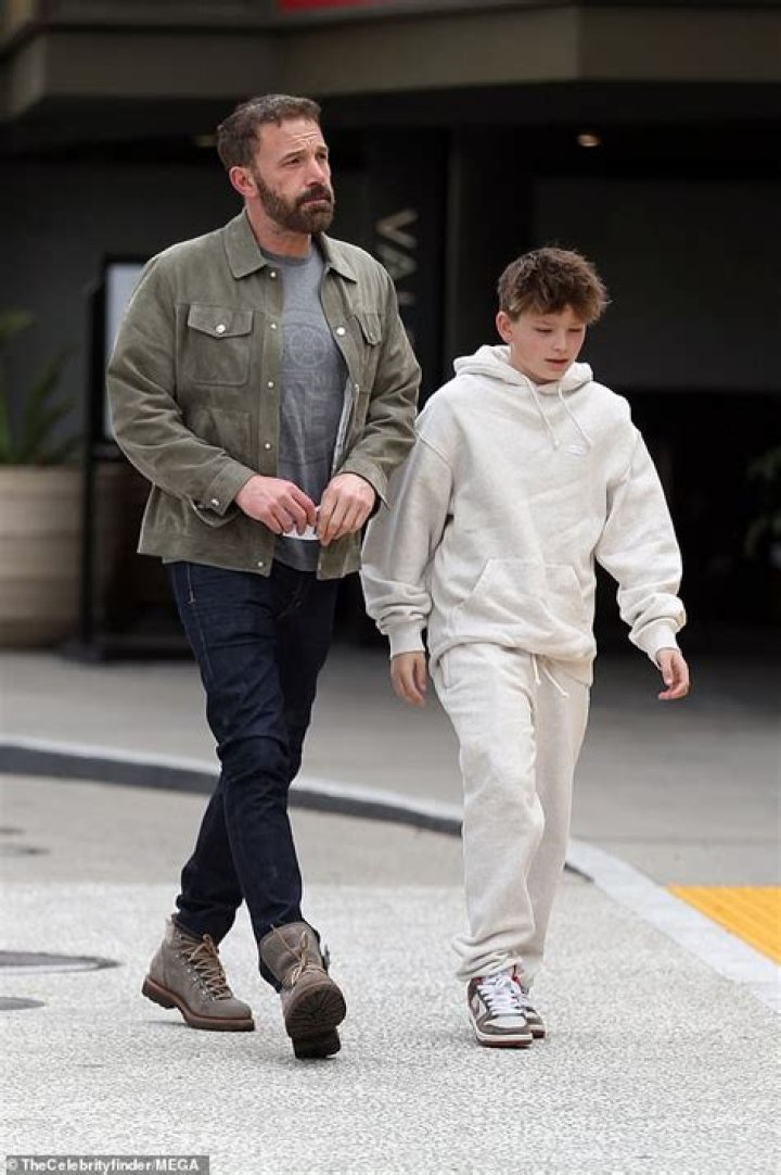 Ben Affleck and his son, Samuel
