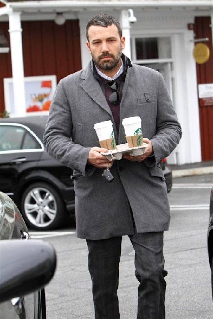 Ben Affleck Drinks Starbucks With Samuel