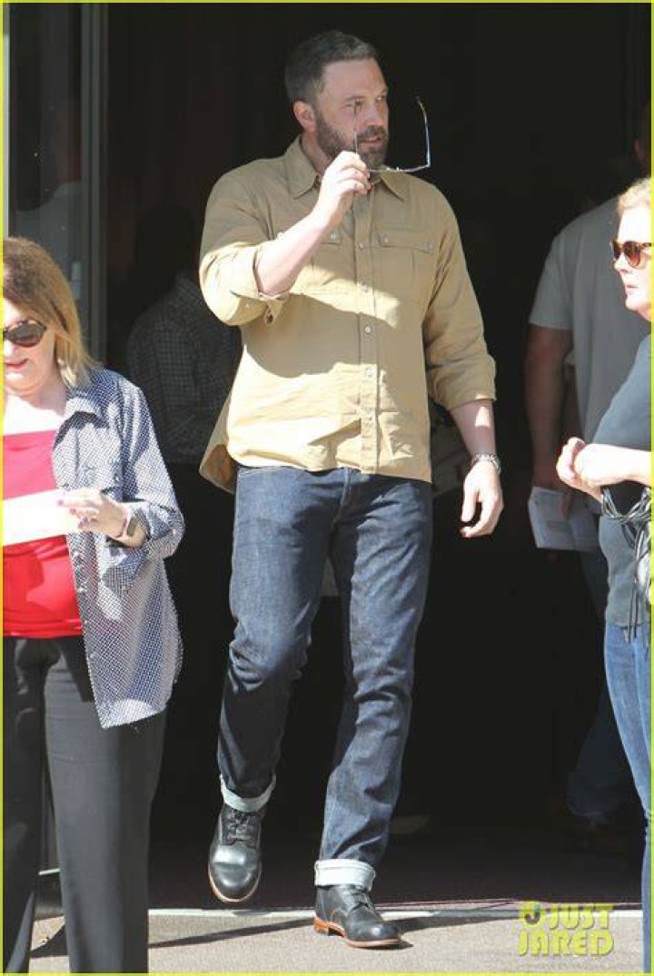 Ben Affleck Heads To Church With His Family & Jennifer Garner