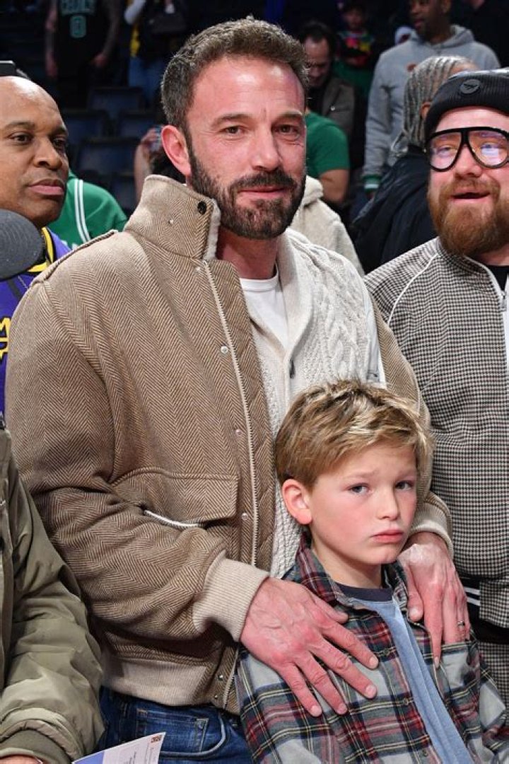 Ben Affleck Hugs Son Samuel After Swim Practice