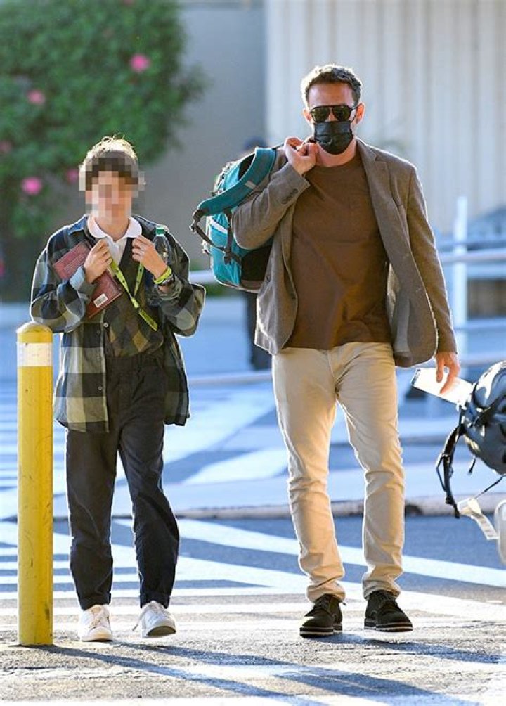 Ben Affleck Picks Up Seraphina and Samuel From School