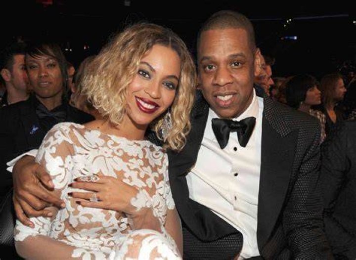 Beyonce & Jay-Z Showing Off Matching White Outfits