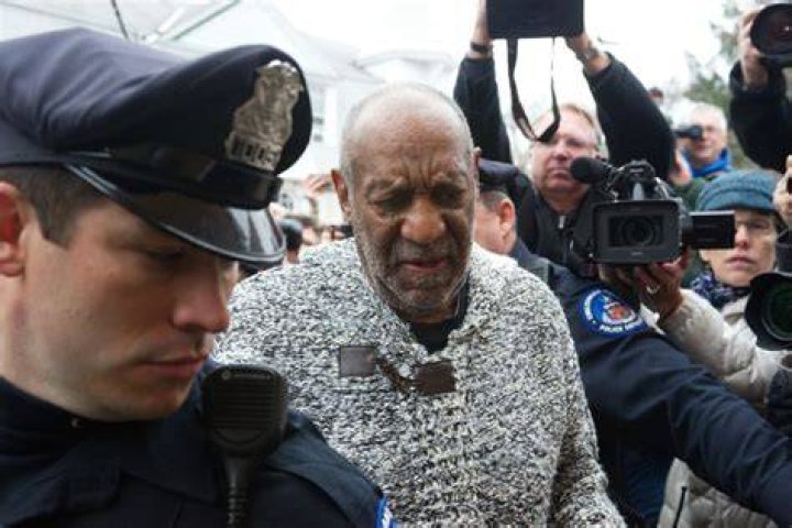 Bill Cosby Arriving At His Sentencing Hearing