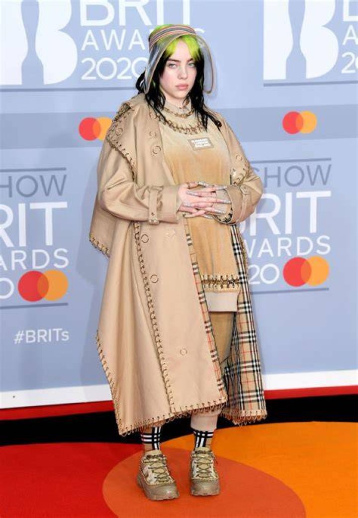 Billie Eilish at 2020 BRIT Awards