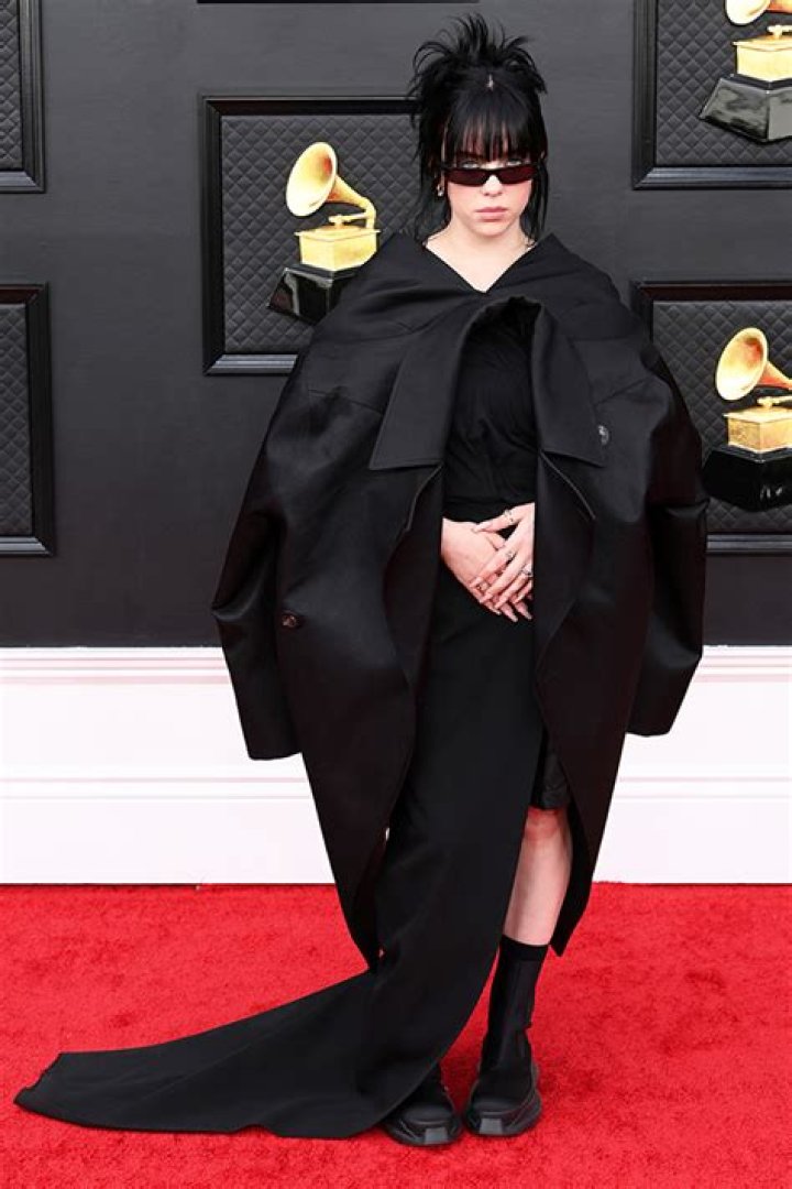 Billie Eilish at 2022 Grammys