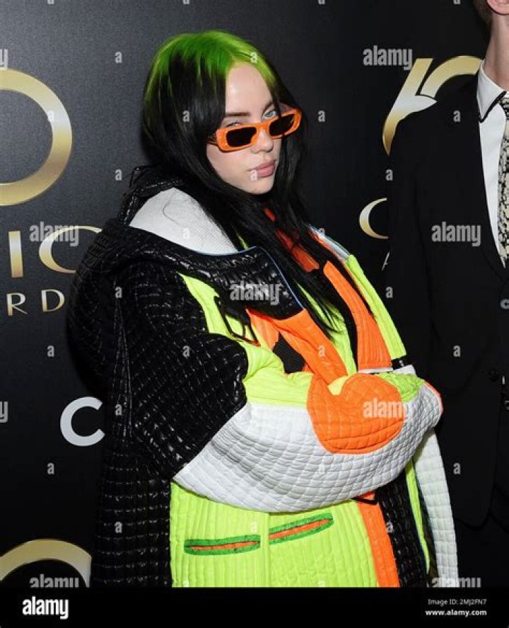 Billie Eilish Attends 60th Annual Clio Awards Hammerstein Ballroom. 25 Sep 2019 Pictured: Billie Eilish. Photo credit: RCF / MEGA TheMegaAgency.com +1 888 505 6342 (Mega Agency TagID: MEGA513313_006.jpg) [Photo via Mega Agency]