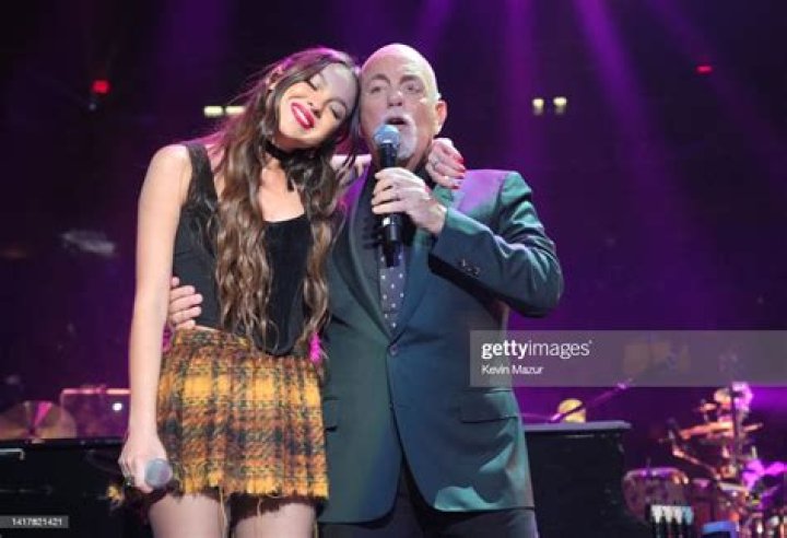 Billy Joel performs with Olivia Rodrigo at Madison Square Garden Billy Joel in concert with Olivia Rodrigo at Madison Square Garden, New York, USA - 24 Aug 2022