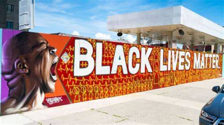 Black Lives Matter Mural In Florida
