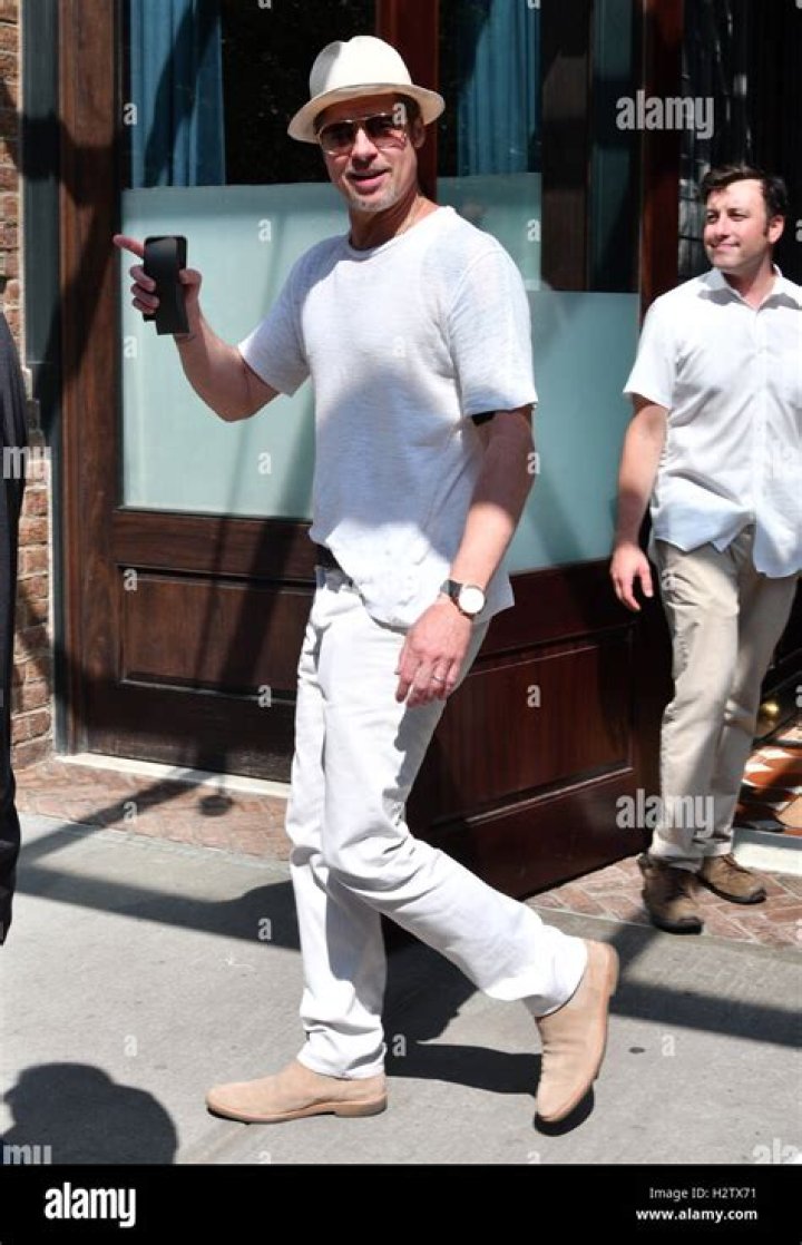 Brad Pitt Out & About With Pax