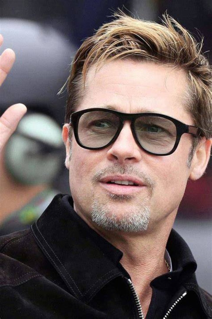 Brad Pitt with glasses