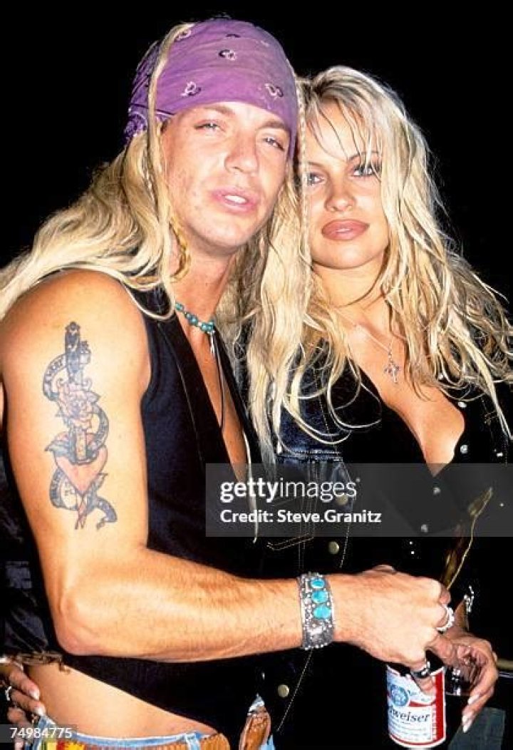 Bret Michaels and Pamela Anderson Bret Michaels and Pamela Anderson - 22 Nov 1994
