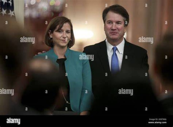 Brett Kavanaugh and his wife Ashley Kavanaugh answer questions during a FOX News interview with Martha MacCallum, Monday, Sept. 24, 2018, in Washington, about allegations of sexual misconduct against the Supreme Court nominee. (AP Photo/Jacquelyn Martin)