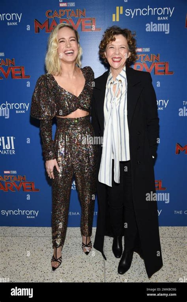 Brie Larson and Annette Bening'Captain Marvel' film screening, Arrivals, New York, USA - 06 Mar 2019